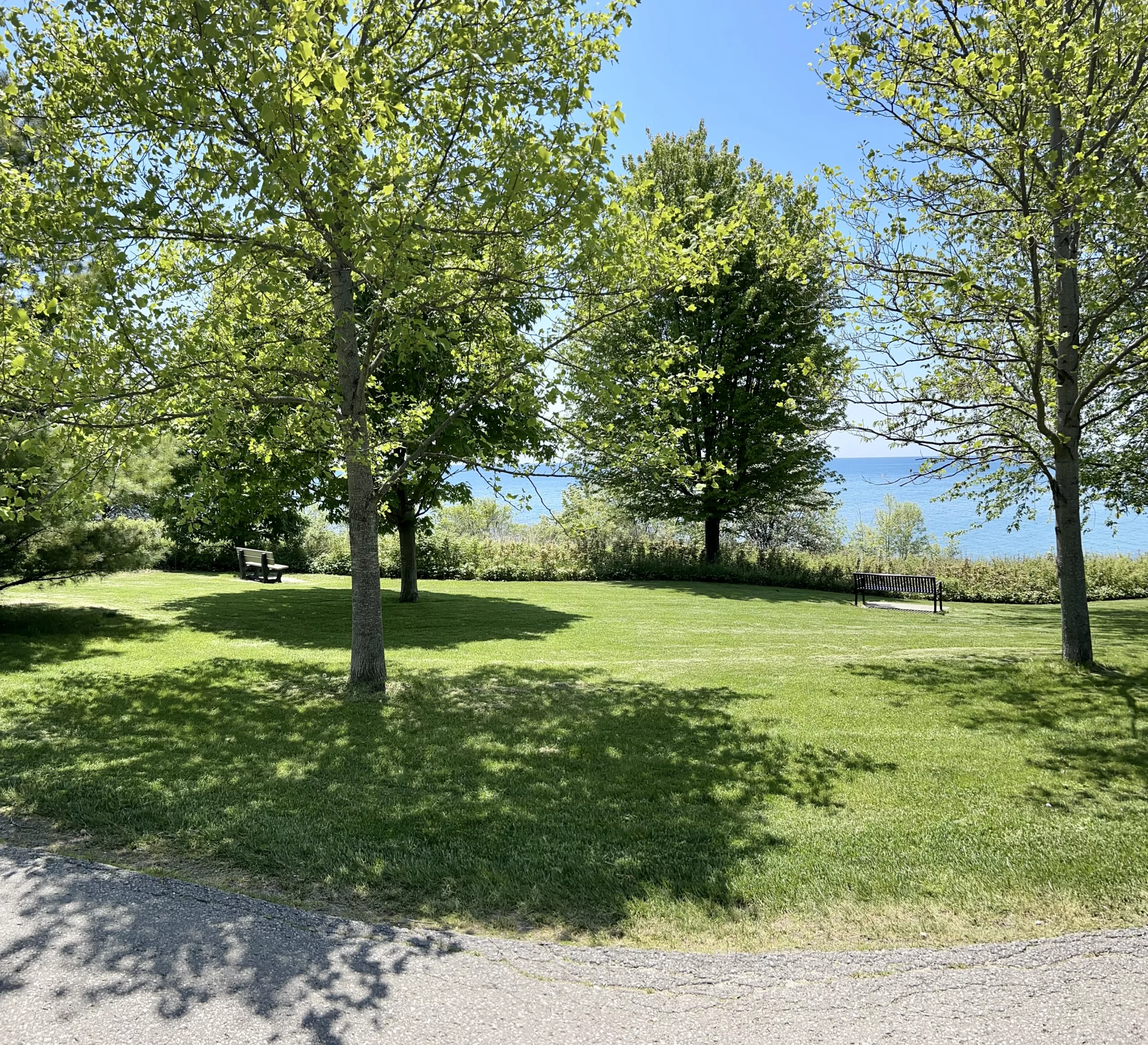 ajax waterfront walking path